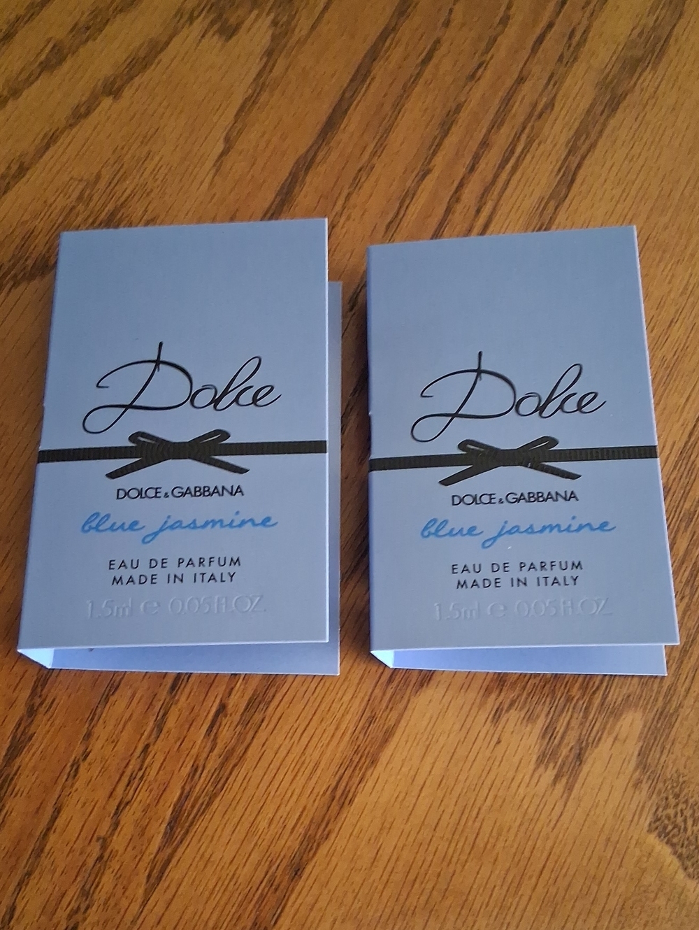Dolce & Gabbana Blue Jasmine Samples - set of 2 1.5ml.